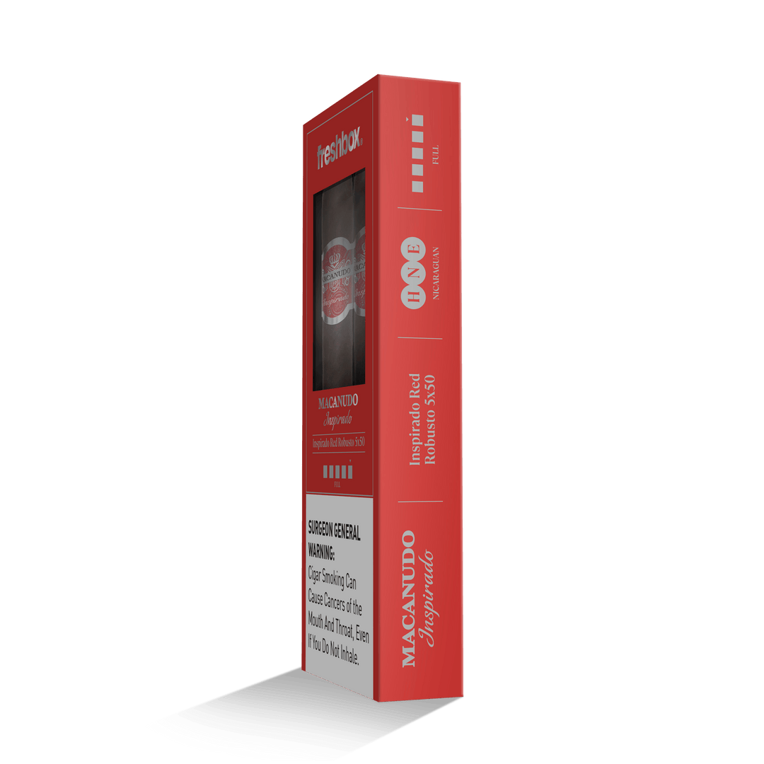 Macanudo Inspirado Red Robusto 5x50 FreshBox | Cigar 3-Pack FreshBox Macanudo 
