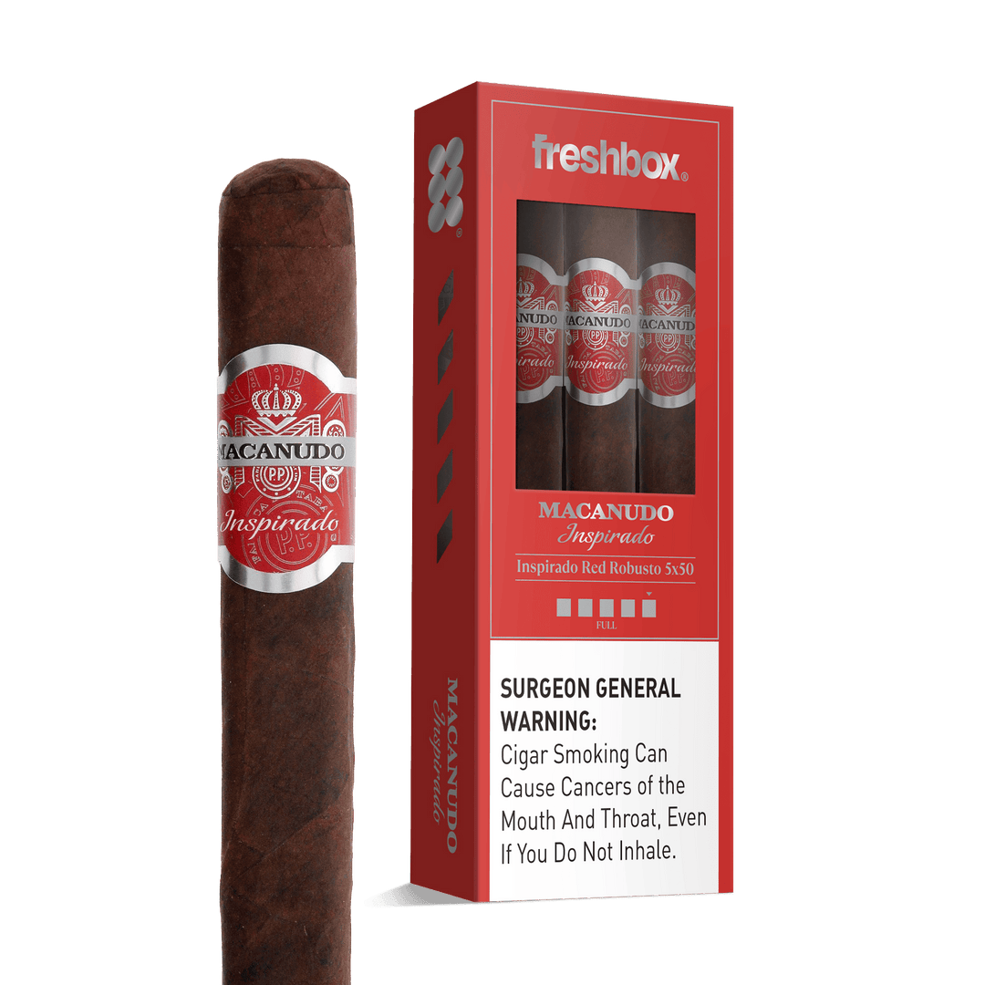 Macanudo Inspirado Red Robusto 5x50 FreshBox | Cigar 3-Pack FreshBox Macanudo 