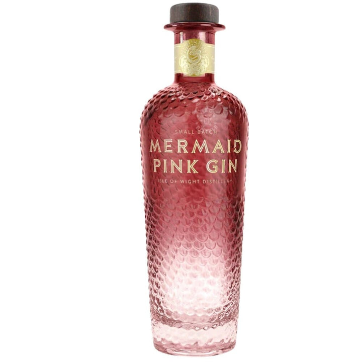 Mermaid Pink Gin 750ml British Strawberry Infused Gin Gin Mermaid 