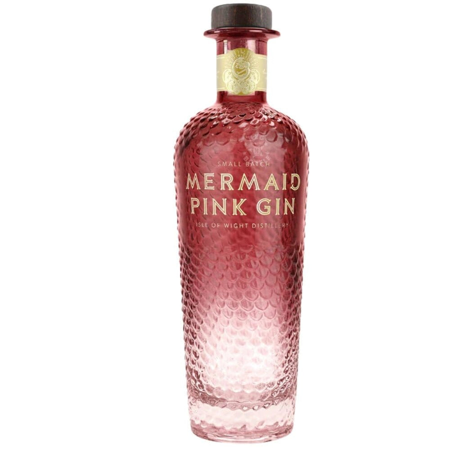 Mermaid Pink Gin 750ml British Strawberry Infused Gin Gin Mermaid 
