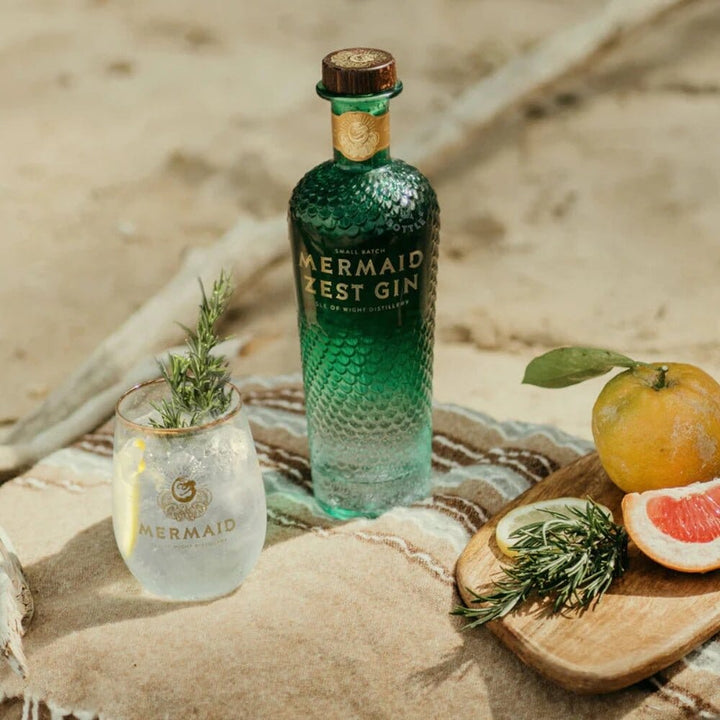 Mermaid Zest Gin 750ml Award-Winning Citrus London Dry Gin Gin Mermaid 