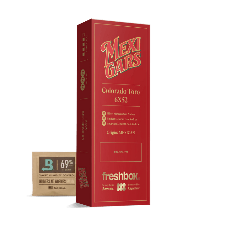 Mexigar Colorado 6x52 FreshBox | Cigar 3-Pack FreshBox Mexigar 