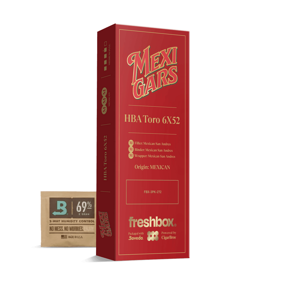 Mexigar HBA 6x52 FreshBox | Cigar 3-Pack FreshBox Mexigar 