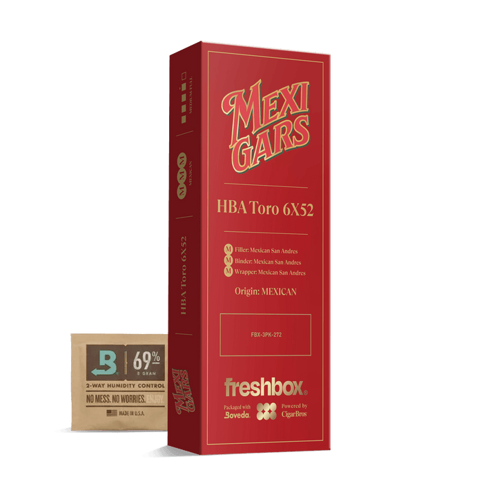 Mexigar HBA 6x52 FreshBox | Cigar 3-Pack FreshBox Mexigar 