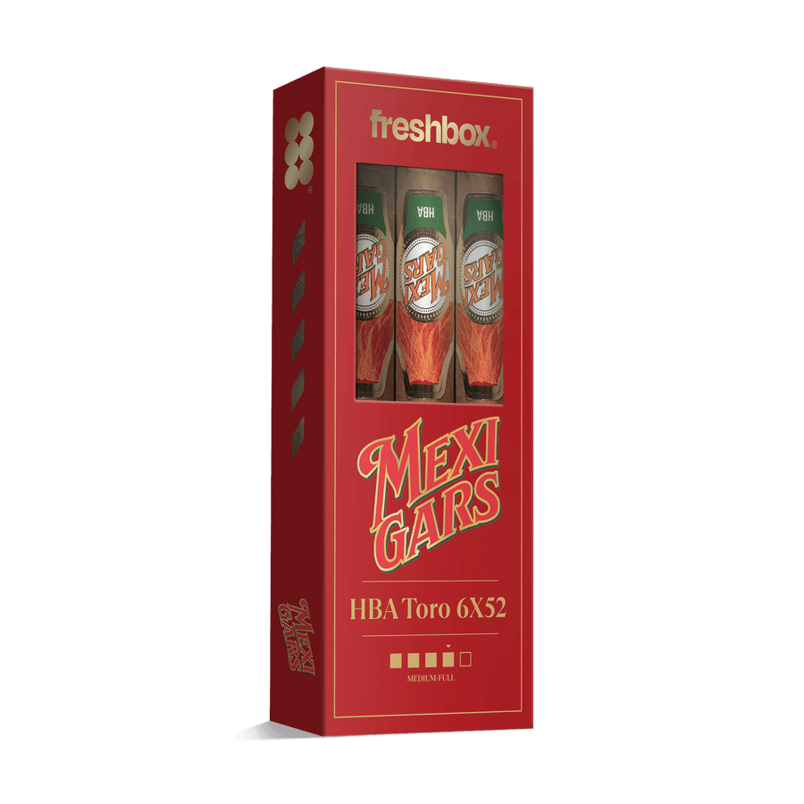 Mexigar HBA 6x52 FreshBox | Cigar 3-Pack FreshBox Mexigar 