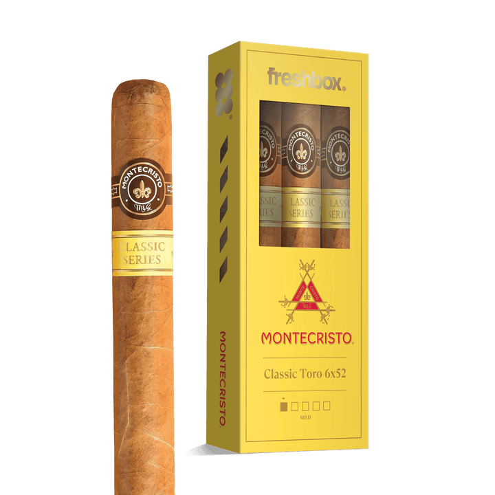 Montecristo Classic Toro 6x52 FreshBox | Cigar 3-Pack FreshBox Montecristo 