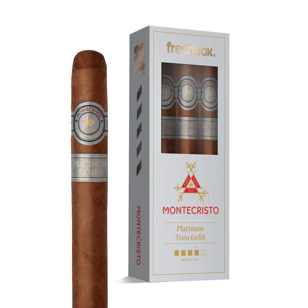 Montecristo Platinum Toro 6x50 FreshBox | Cigar 3-Pack FreshBox Montecristo 