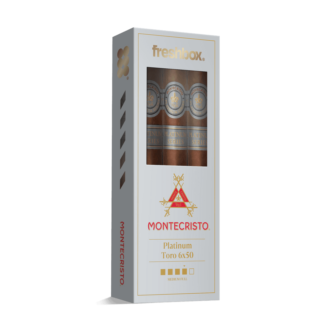 Montecristo Platinum Toro 6x50 FreshBox | Cigar 3-Pack FreshBox Montecristo 