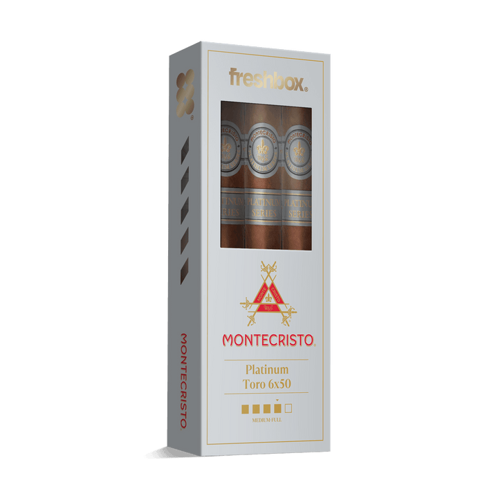 Montecristo Platinum Toro 6x50 FreshBox | Cigar 3-Pack FreshBox Montecristo 