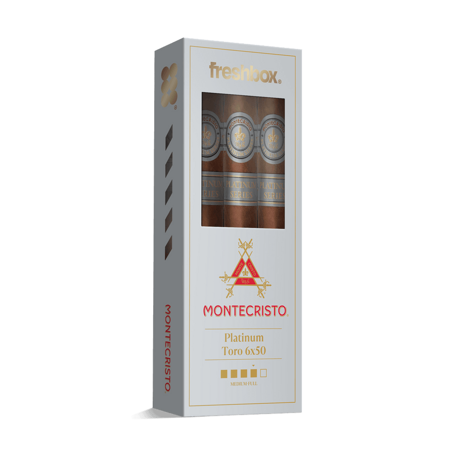 Montecristo Platinum Toro 6x50 FreshBox | Cigar 3-Pack FreshBox Montecristo 