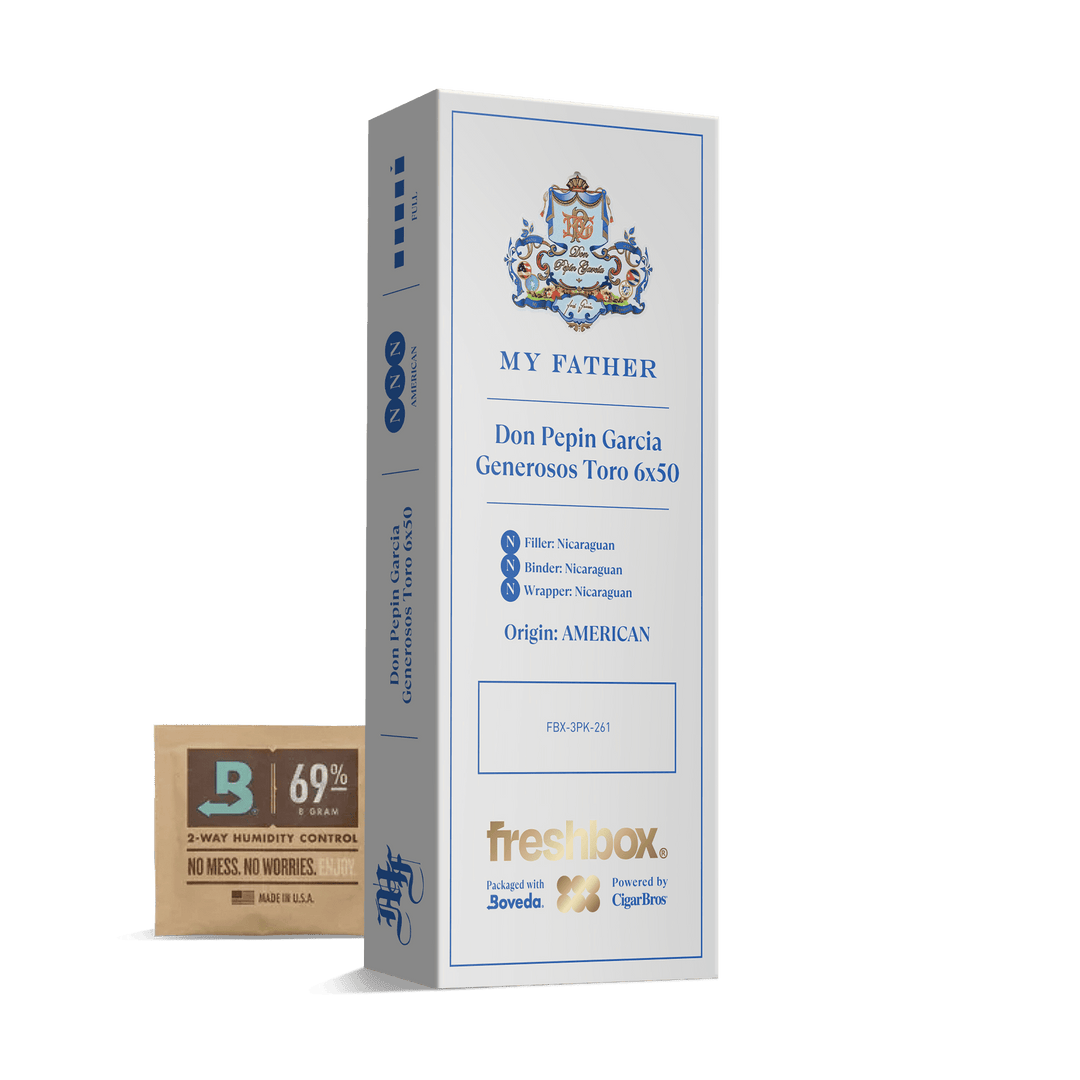 My Father Don Pepin Garcia Generosos Toro 6x50 FreshBox | Cigar 3-Pack FreshBox My Father 