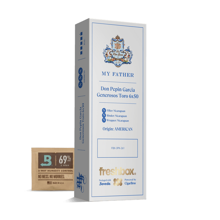 My Father Don Pepin Garcia Generosos Toro 6x50 FreshBox | Cigar 3-Pack FreshBox My Father 