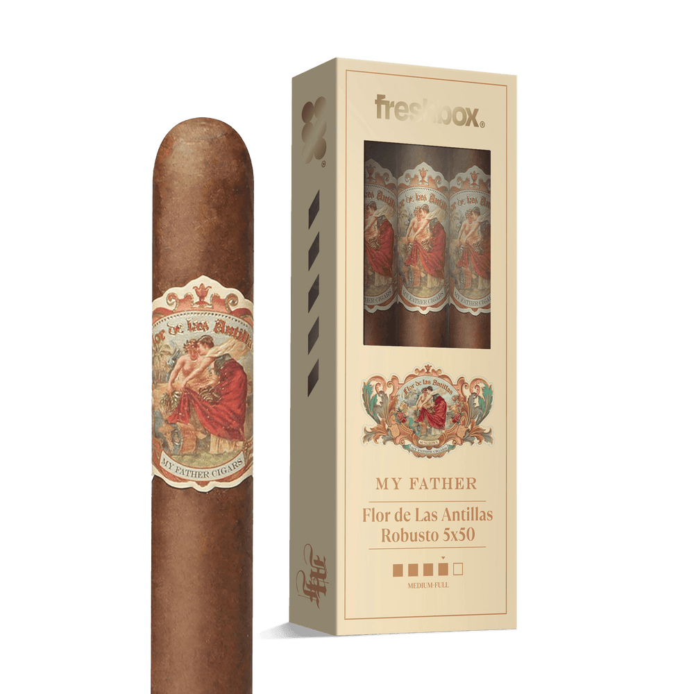 My Father Flor De Las Antillas Robusto 5x50 FreshBox | Cigar 3-Pack FreshBox My Father 