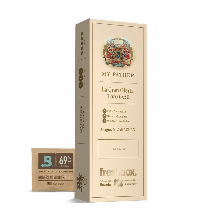 My Father La Gran Oferta Toro 6x50 FreshBox | Cigar 3-Pack FreshBox My Father 