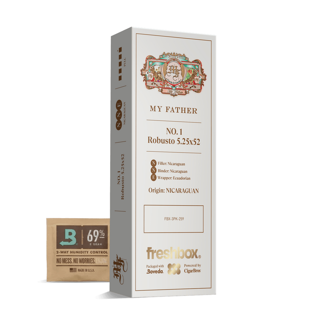 My Father NO. 1 Robusto 5.25x52 FreshBox | Cigar 3-Pack FreshBox My Father 