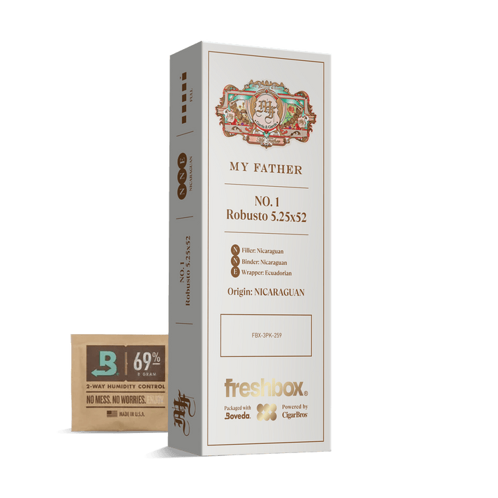 My Father NO. 1 Robusto 5.25x52 FreshBox | Cigar 3-Pack FreshBox My Father 