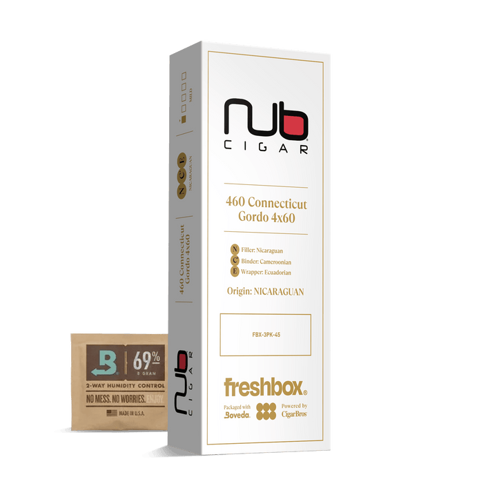 Nub 460 Connecticut 4x60 FreshBox | Cigar 3-Pack FreshBox Nub 