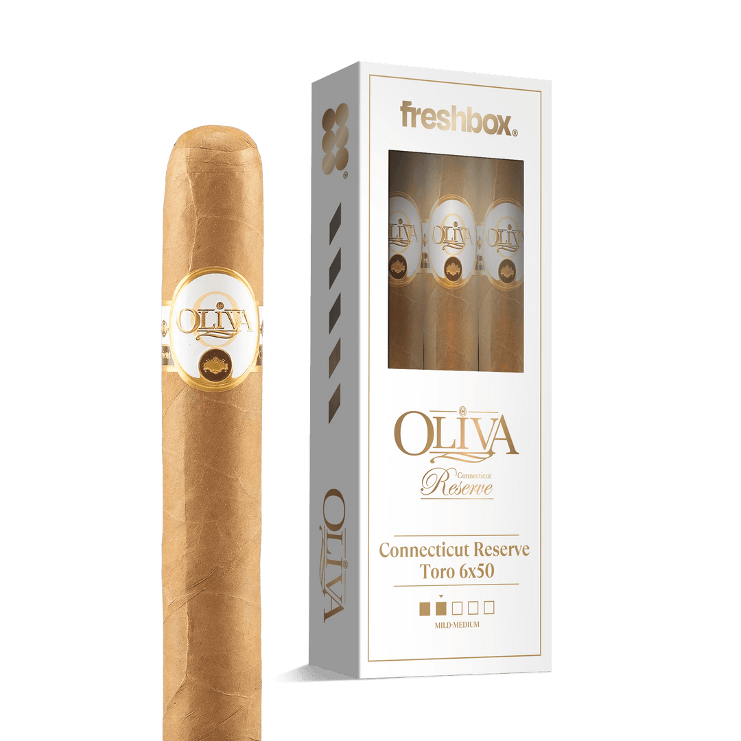 Oliva Connecticut Reserve Toro 6x50 FreshBox | Cigar 3-Pack FreshBox Oliva 