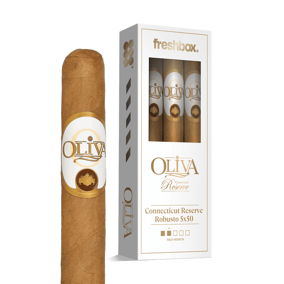 Oliva Connecticut Reserve Robusto 5x50 FreshBox | Cigar 3-Pack FreshBox Oliva 