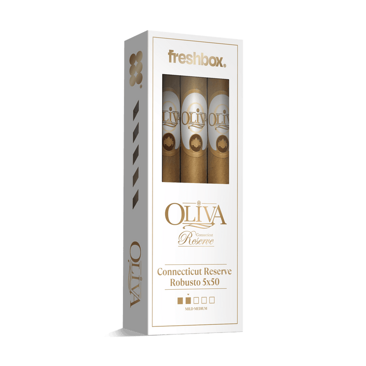 Oliva Connecticut Reserve Robusto 5x50 FreshBox | Cigar 3-Pack FreshBox Oliva 