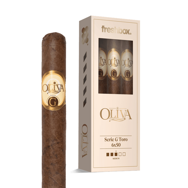 Oliva Serie G Toro 6x50 FreshBox | Cigar 3-Pack FreshBox Oliva 
