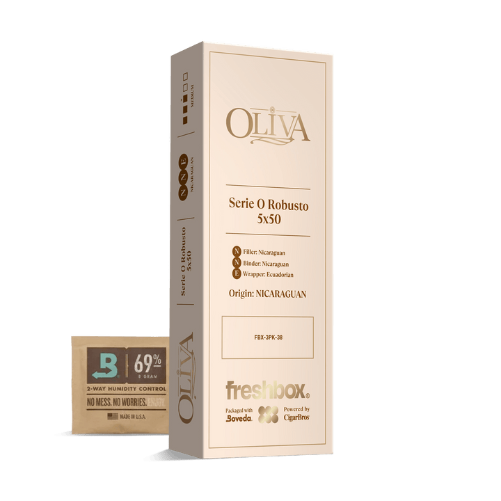 Oliva Serie O Robusto 5x50 FreshBox | Cigar 3-Pack FreshBox Oliva 