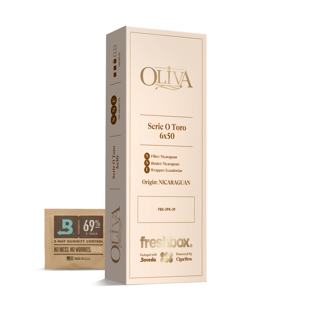 Oliva Serie O Toro 6x50 FreshBox | Cigar 3-Pack FreshBox Oliva 