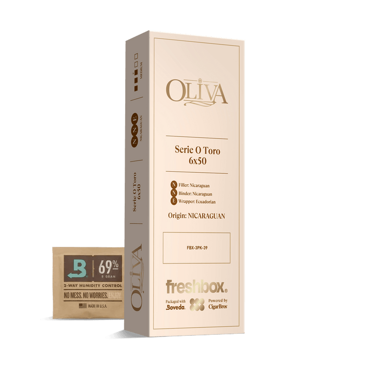 Oliva Serie O Toro 6x50 FreshBox | Cigar 3-Pack FreshBox Oliva 