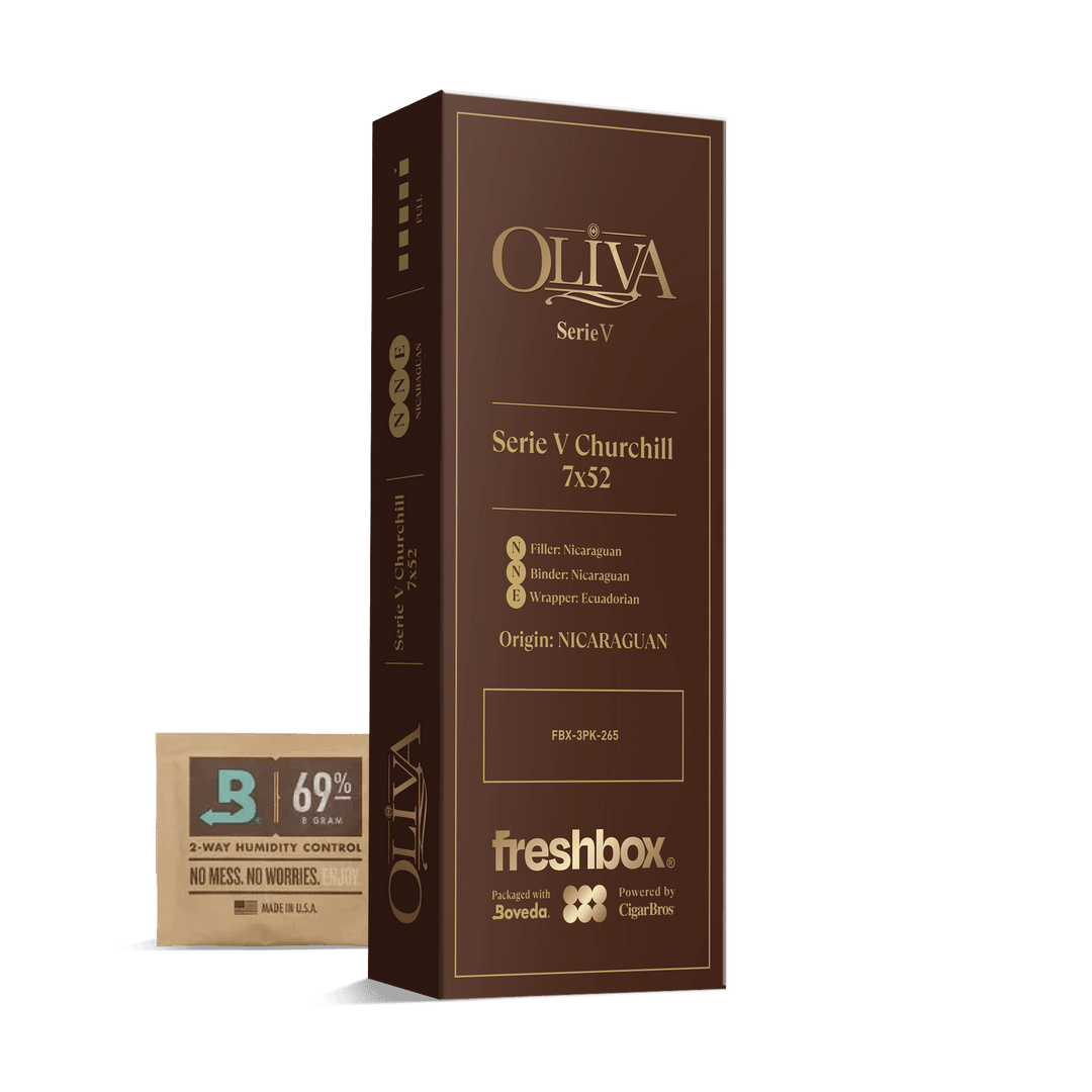 Oliva Serie V Churchill 7x52 FreshBox | Cigar 3-Pack FreshBox Oliva 
