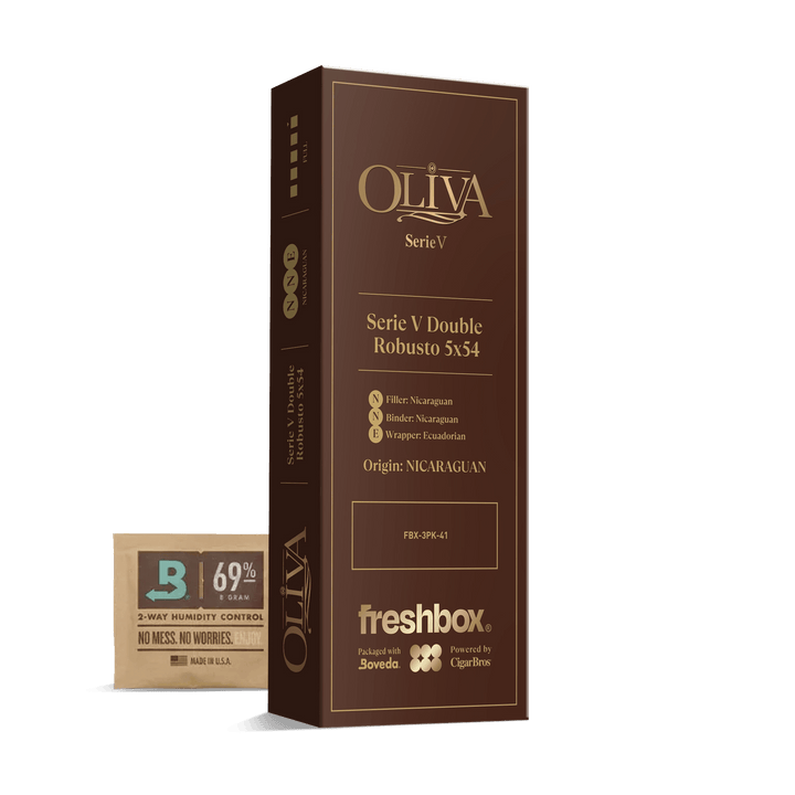 Oliva Serie V Double Robusto 5x54 FreshBox | Cigar 3-Pack FreshBox Oliva 