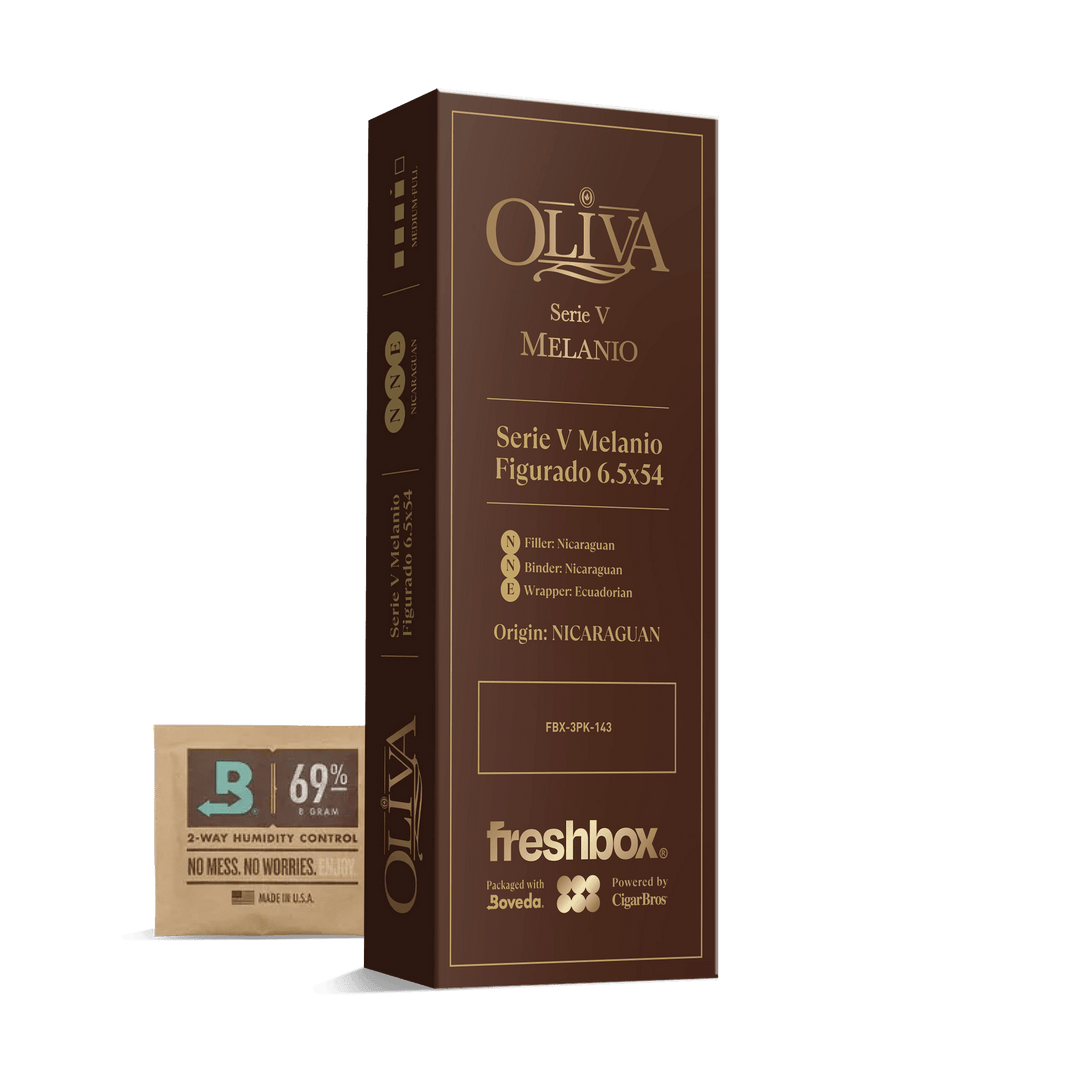 Oliva Serie V Melanio Figurado 6.5x54 FreshBox | Cigar 3-Pack FreshBox Oliva 