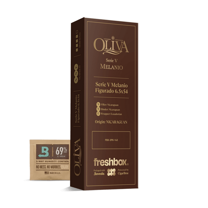 Oliva Serie V Melanio Figurado 6.5x54 FreshBox | Cigar 3-Pack FreshBox Oliva 