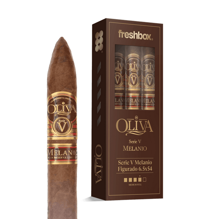 Oliva Serie V Melanio Figurado 6.5x54 FreshBox | Cigar 3-Pack FreshBox Oliva 