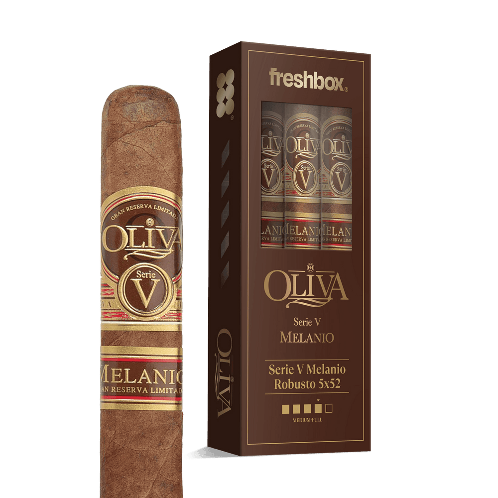 Oliva Serie V Melanio Robusto 5x52 FreshBox | Cigar 3-Pack FreshBox Oliva 
