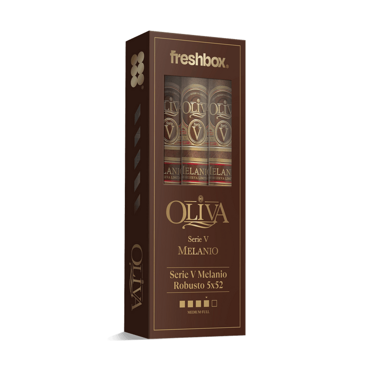 Oliva Serie V Melanio Robusto 5x52 FreshBox | Cigar 3-Pack FreshBox Oliva 