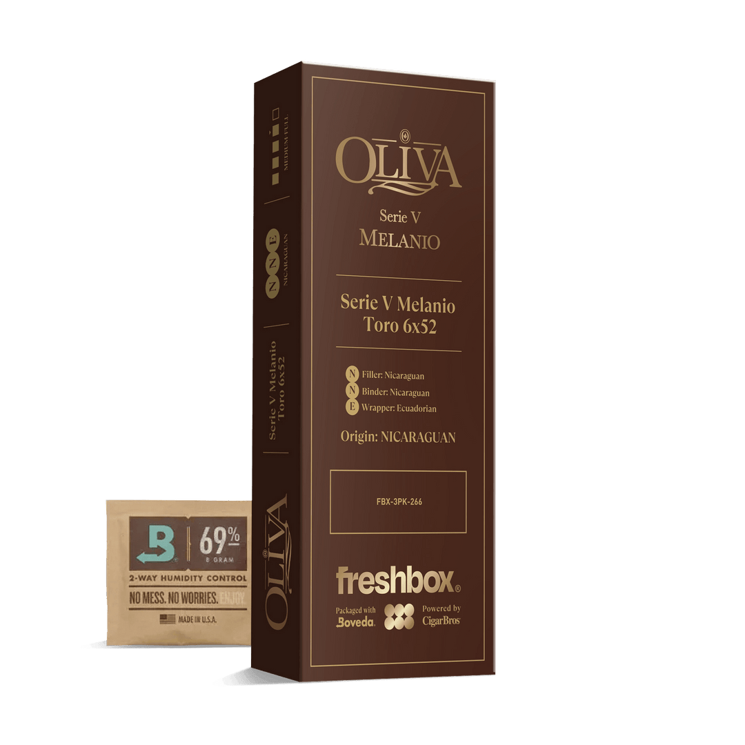 Oliva Serie V Melanio Toro 6x52 FreshBox | Cigar 3-Pack FreshBox Oliva 