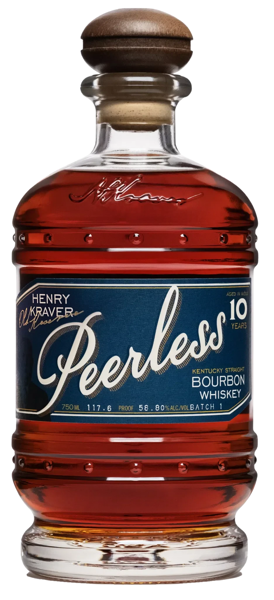 Peerless Henry Kraver Old Reserve 10 Year Bourbon Whiskey Whiskey Peerless 