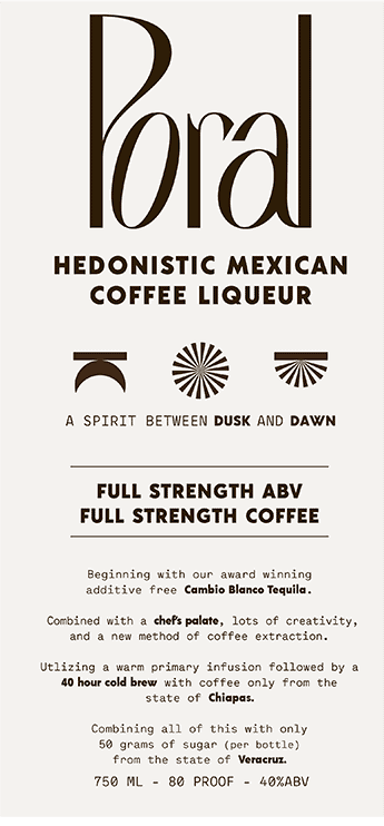 Poral Mexican Coffee Liqueur 750mL