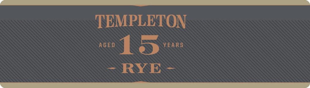Templeton Hidden Stash 15 Year Straight Rye Whiskey Rye Whiskey Templeton Rye 
