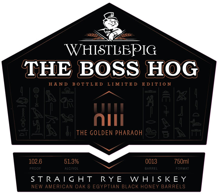 WhistlePig The Boss Hog XIII: The Golden Pharaoh Rye Whiskey WhistlePig 