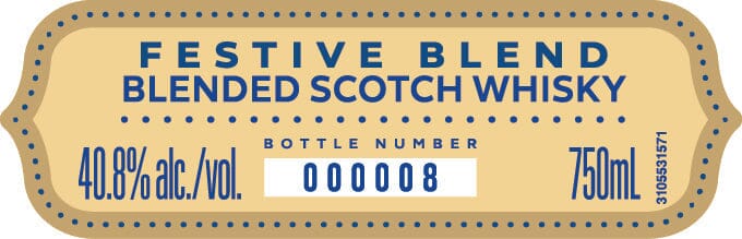 Johnnie Walker Blue Label Festive Blend Limited Edition