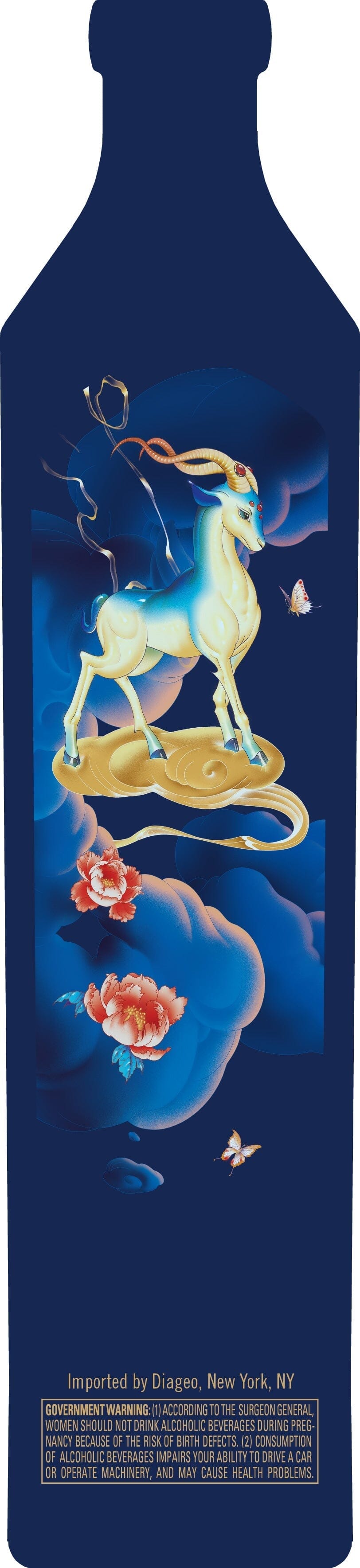 Johnnie Walker Blue Label Year of The Fire Goat Lunar New Year By JiaYi Li Blended Scotch Whisky Blended Scotch Whisky Johnnie Walker 