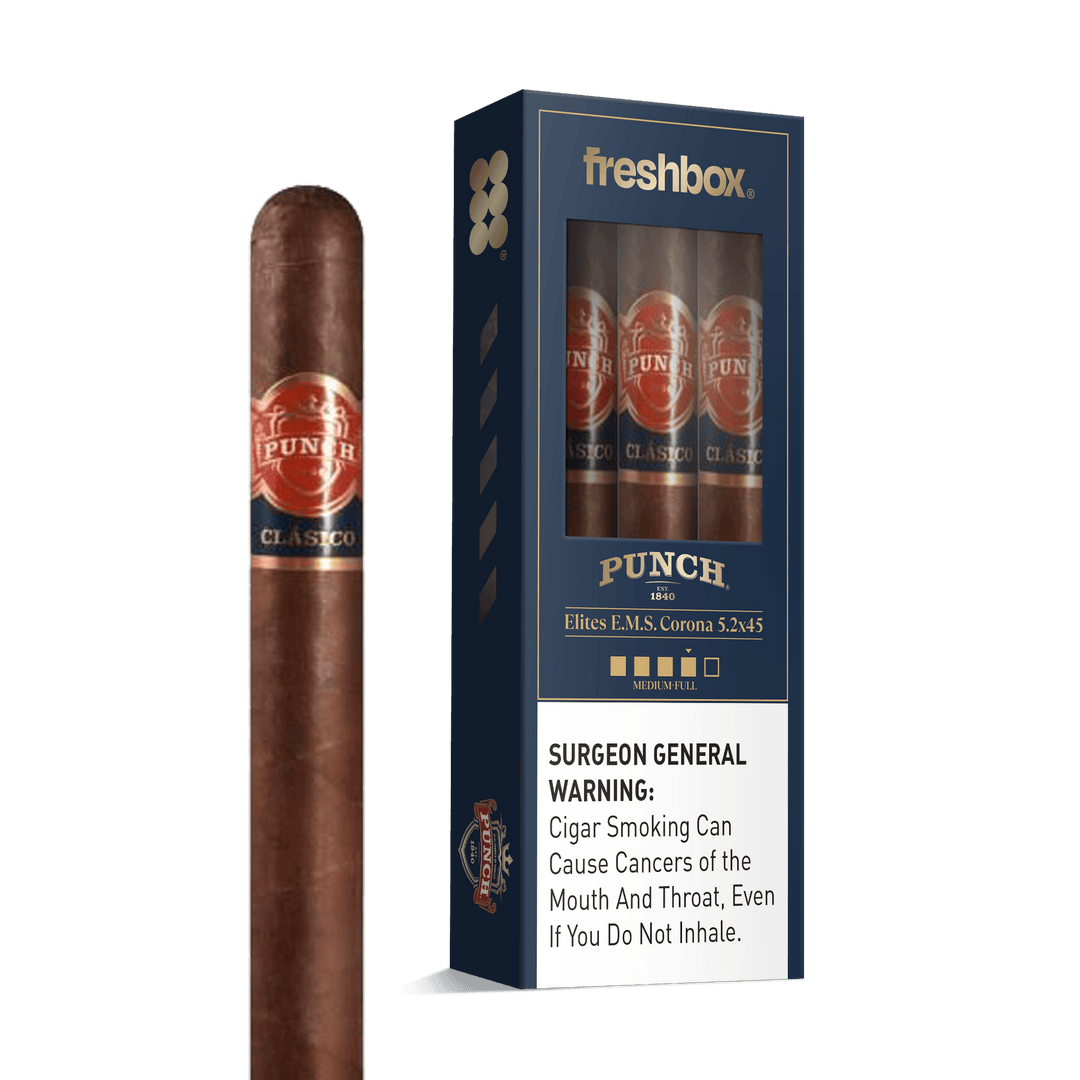Punch Elites E.M.S. 5.2x45 FreshBox | Cigar 3-Pack FreshBox Punch 