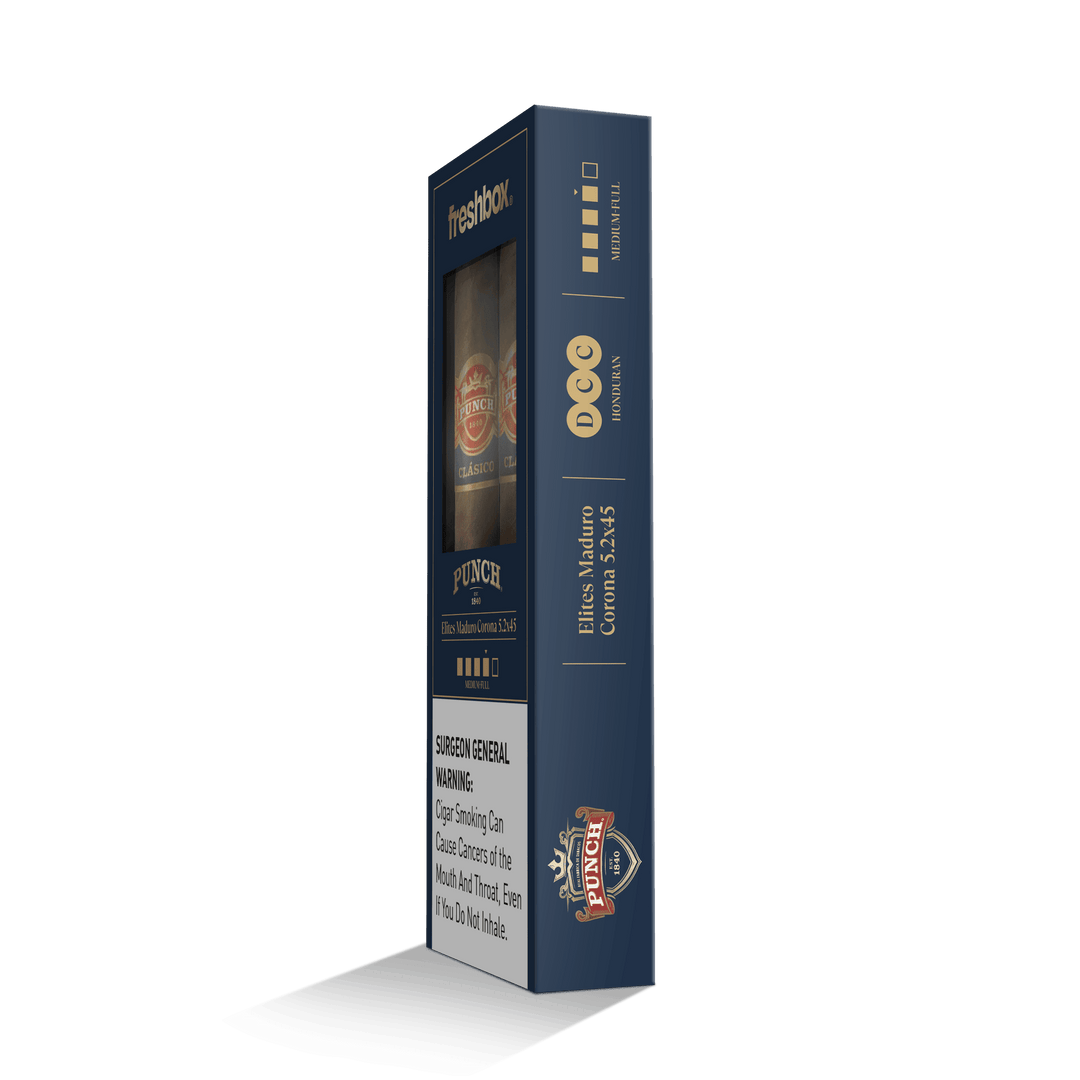 Punch Elites Maduro 5.2x45 FreshBox | Cigar 3-Pack FreshBox Punch 