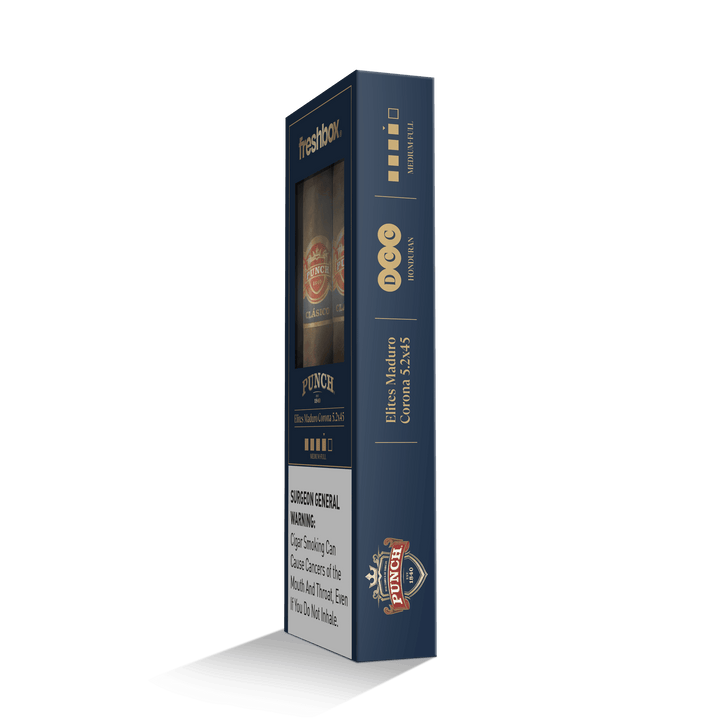 Punch Elites Maduro 5.2x45 FreshBox | Cigar 3-Pack FreshBox Punch 