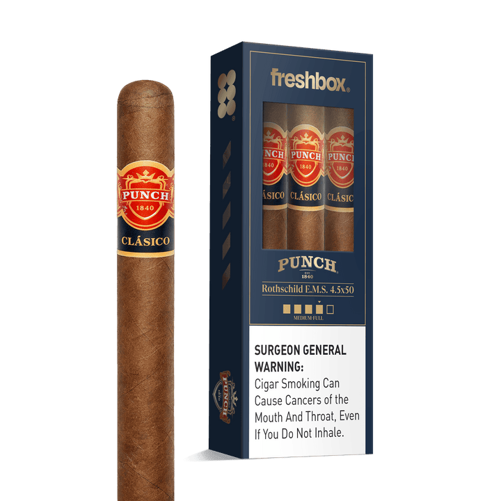 Punch Rothschild E.M.S. 4.5x50 FreshBox | Cigar 3-Pack FreshBox Punch 