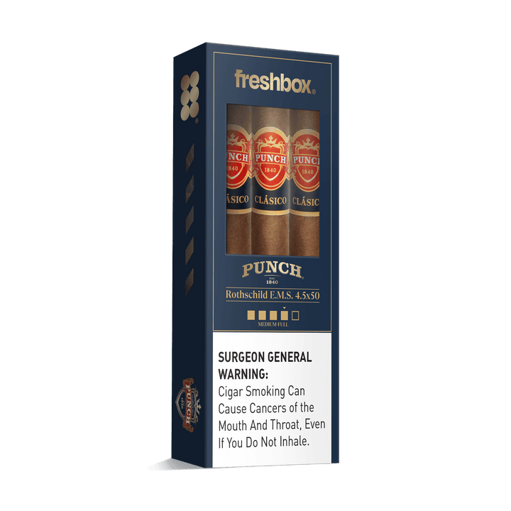 Punch Rothschild E.M.S. 4.5x50 FreshBox | Cigar 3-Pack FreshBox Punch 
