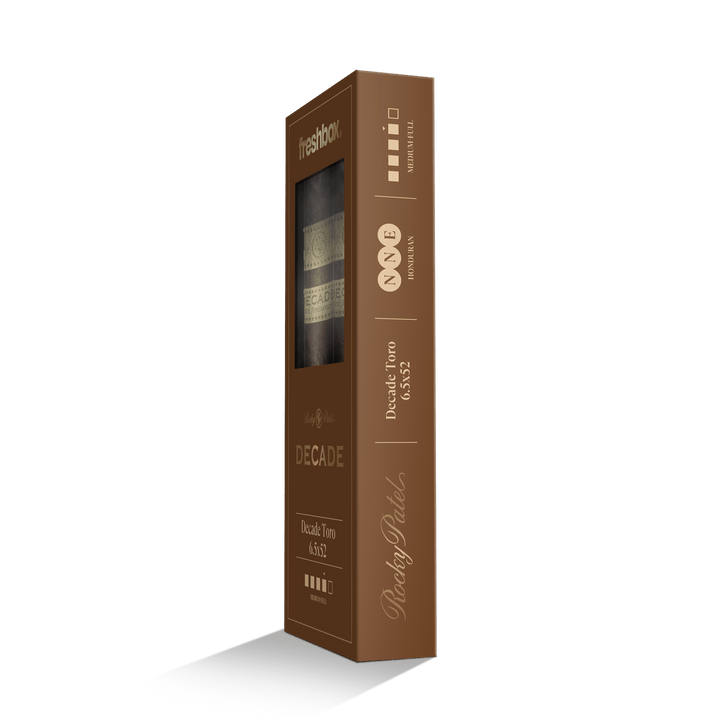 Rocky Patel Decade Toro 6.5x52 FreshBox | Cigar 3-Pack FreshBox Rocky Patel 