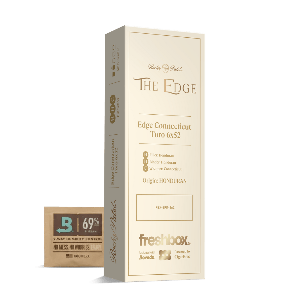 Rocky Patel Edge Connecticut Toro 6x52 FreshBox | Cigar 3-Pack FreshBox Rocky Patel 