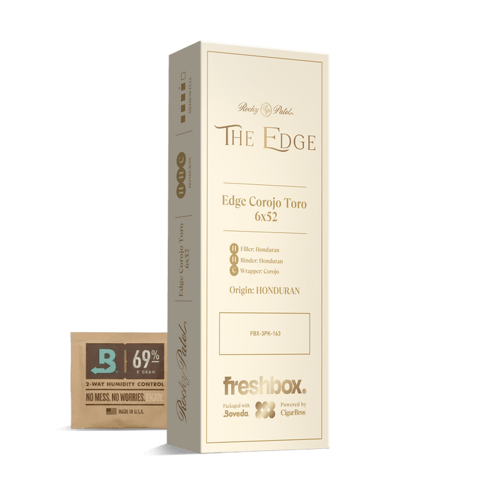 Rocky Patel Edge Corojo Toro 6x52 FreshBox | Cigar 3-Pack FreshBox Rocky Patel 
